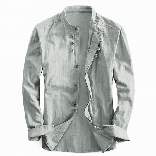 THE PORTO BAND COLLAR SHIRT