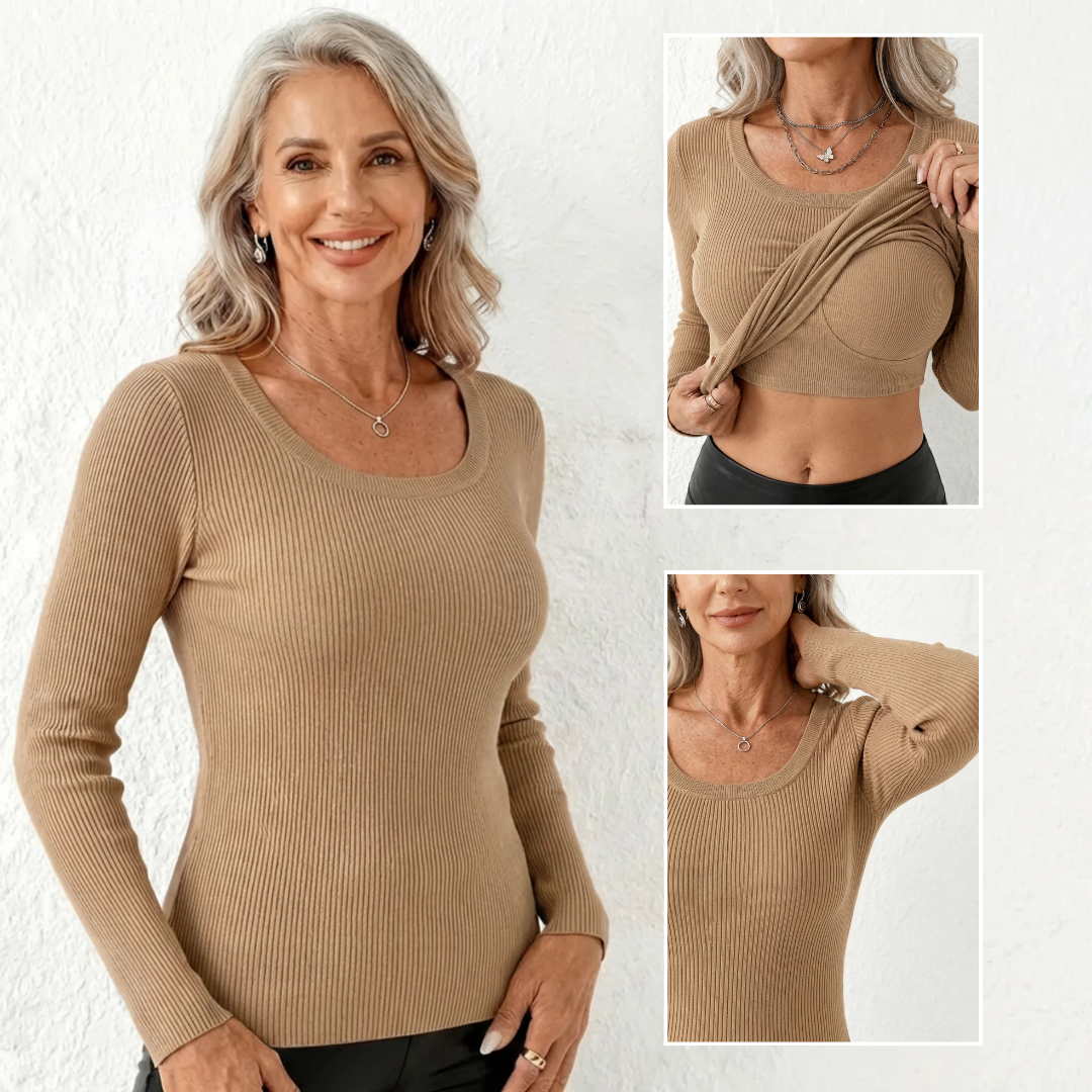 Puravise Built In Comfort Bra Longsleeve