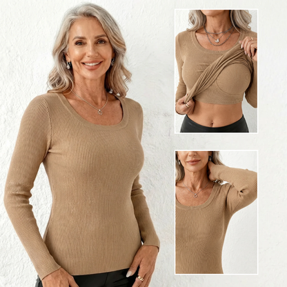 Puravise Built In Comfort Bra Longsleeve