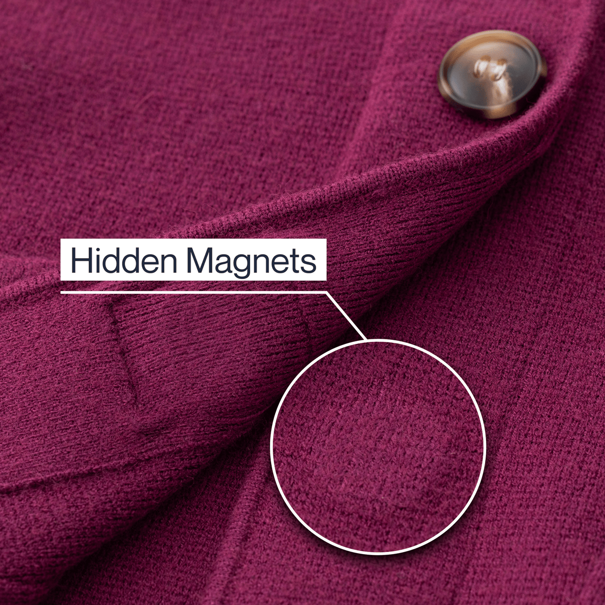 Berry Signature Magnetic Cardigan for Women