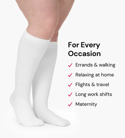 Puravise Wide Compression Socks