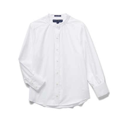 Women’s Adaptive Magnetic Closure Classic White Blouse