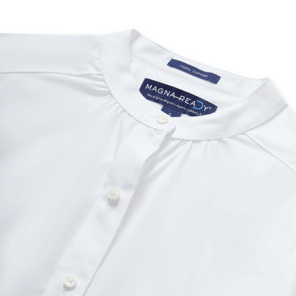 Women’s Adaptive Magnetic Closure Classic White Blouse