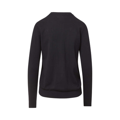 Women's Black Adaptive Magnetic Front Knit Cardigan Sweater