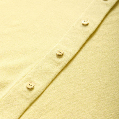 Women's Yellow Adaptive Magnetic Front Knit Cardigan Sweater