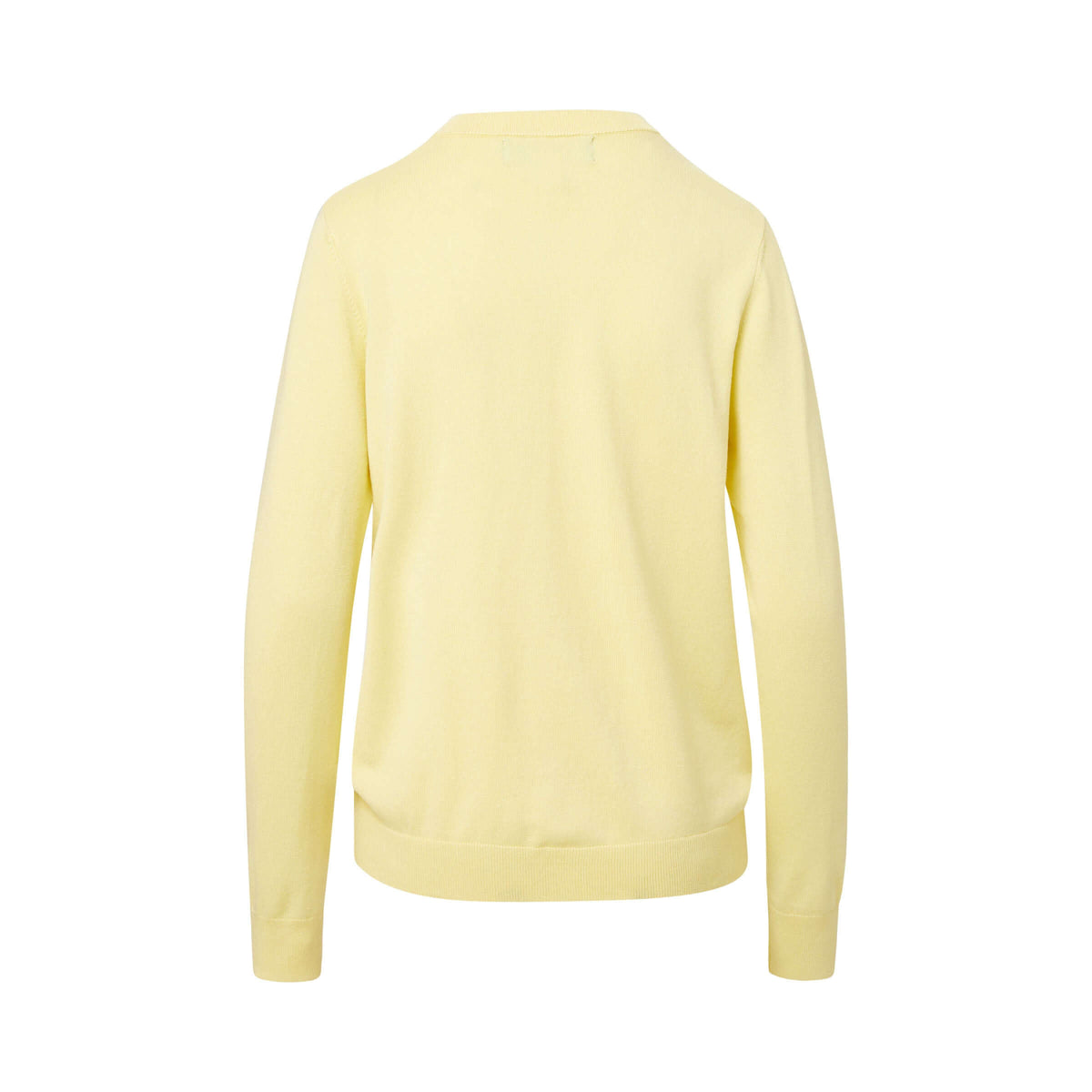 Women's Yellow Adaptive Magnetic Front Knit Cardigan Sweater